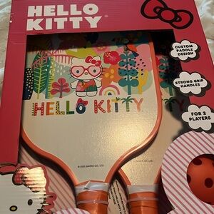 NWT Hello Kitty Pickleball Paddles &Balls